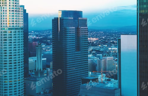 Preview: View Of Downtown Los Angeles, Ca Buildings
