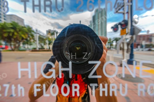 Preview: Camera Points At Utility Sign