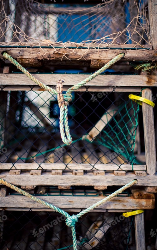 Preview: Row Of Lobster Traps