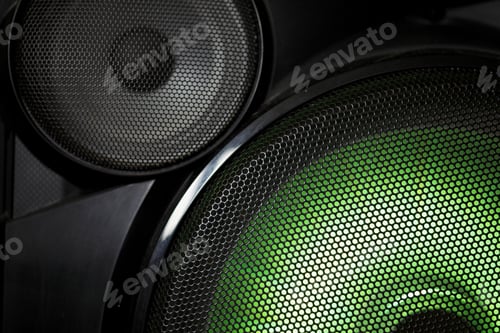 Preview: A Close Up Of The Speaker. Background. Texture