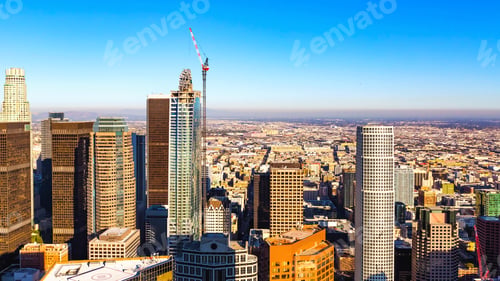 Preview: Aerial View Of A Downtown Los Angeles