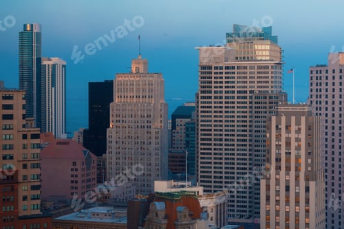 Preview: Downtown San Francisco Skyline Buildings And Skyscrapers