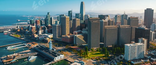 Preview: Downtown San Francisco Aerial View Of Skyscrapers