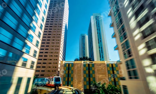 Preview: Miami Metro Mover Automated Train Pov Through The Windshield