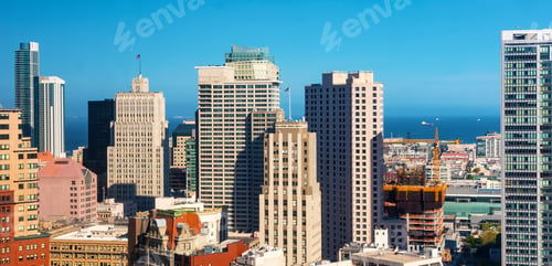 Preview: Downtown San Francisco Skyline Buildings And Skyscrapers