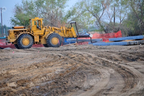 Preview: Heavy Equipment Is Utilized On A Construction Job Site