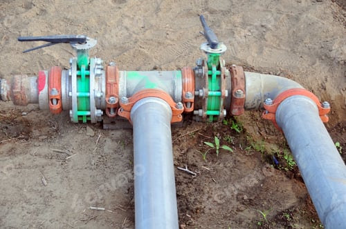 Preview: Temporary Water Distribution System On Construction Job Site