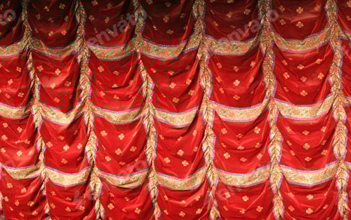 Preview: Brilliant Red And Gold Curtains In A Theater
