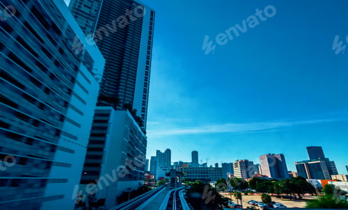 Preview: Miami Metro Mover Automated Train Pov Through The Windshield