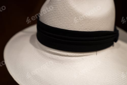 Preview: Men'S Panama Hat Closeup Details In Cuenca Ecuador