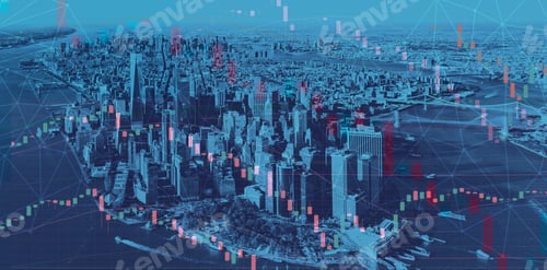 Preview: Stock Market Crash Theme With Manhattan Skyscrapers