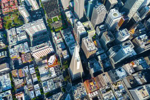 Preview: Downtown San Francisco Aerial View Of Skyscrapers