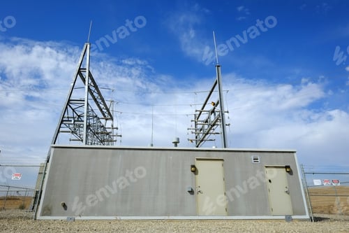 Preview: An Electrical Substation Provides Power To California Oil Field Production