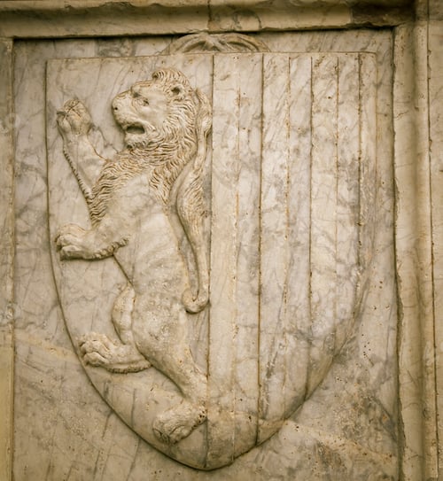 Preview: Lion Statue On A Wall