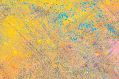 Preview: Abstract Background Of Colored Powder On The Floor.