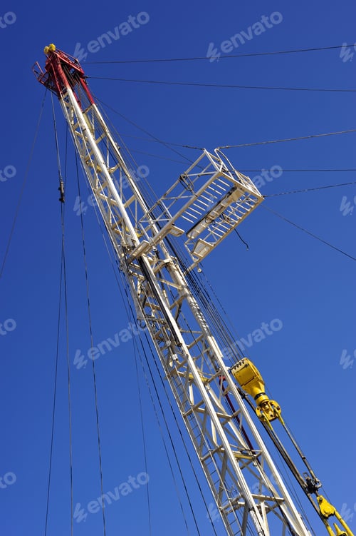 Preview: An Oil Well Servicing Rig Sets Up In Kern County California