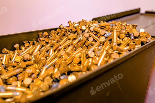 Preview: Opened Ammo Box Full Of Bullets