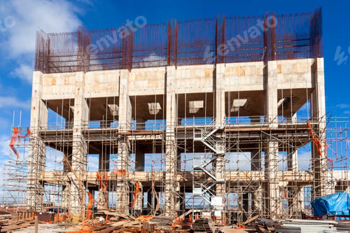 Preview: Large Construction, Bridges, Buildings, Industry Execution Of The Foundation And Concreting.