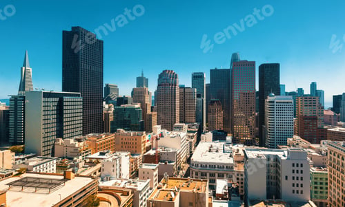Preview: Downtown San Francisco Skyline Buildings And Skyscrapers