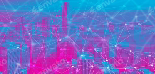 Preview: Technology Neural Network Connectivity Gradient San Francisco Background