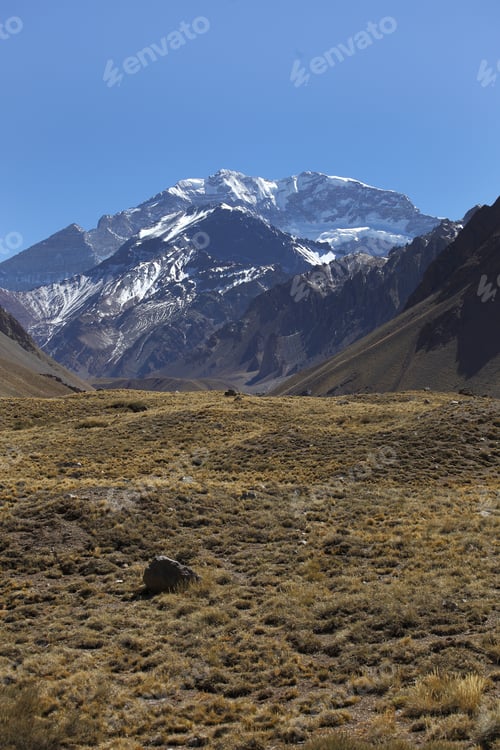 Preview: Aconcagua, Cordilleras Of The Andes In Argentina, Highest Point Of The Americas