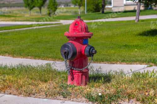 Preview: Weathered Red Fire Hydrant In Utah