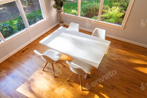 Preview: Kitchen Dining Table And Chairs Bright Interior Room