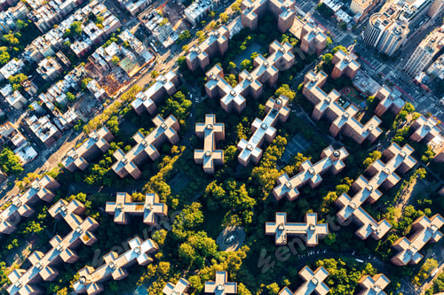 Preview: Aerial View Of Stuyvesant Town And Peter Cooper Village In Manhattan, New York City