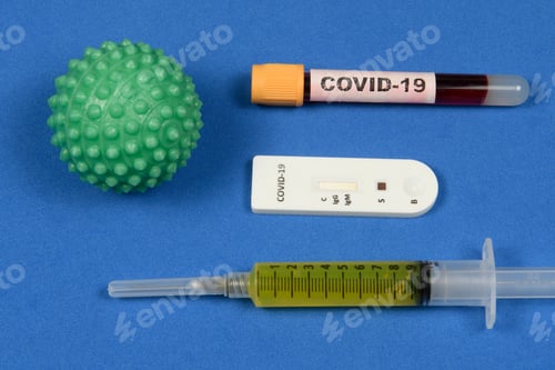 Preview: Coronavirus And Elements That Represent And The Vaccine