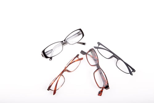 Preview: Pairs Of Reading Glasses On A White Background