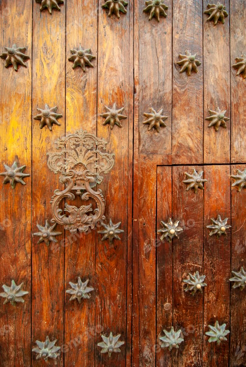 Preview: Old Wooden Door In Cartagena Colombia