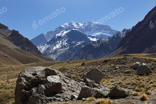 Preview: Aconcagua, Cordilleras Of The Andes In Argentina, Highest Point Of The Americas