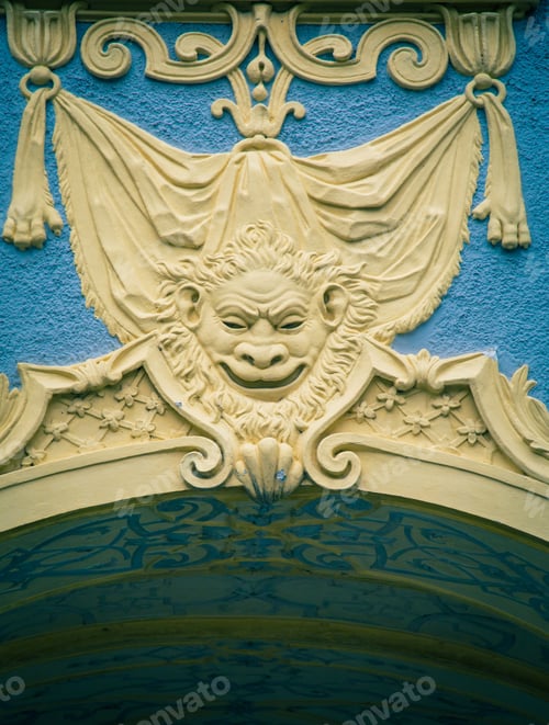 Preview: Mythical Creature Above A Doorway