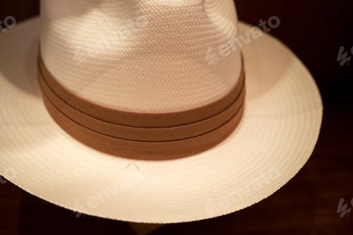 Preview: Men'S Panama Hat Closeup Details In Cuenca Ecuador