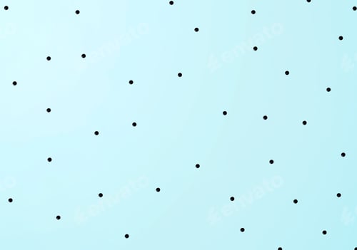 Preview: Simple Black Dots on Light Blue Background