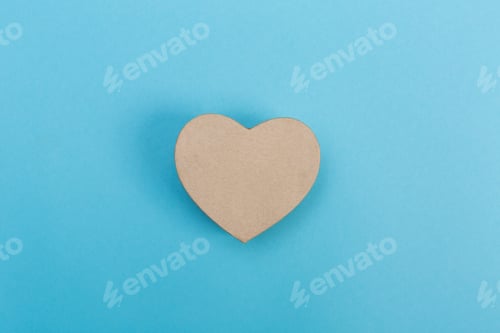 Preview: Valentine'S Day Heart Shaped Boxes On A Blue Background