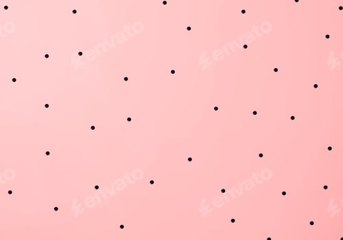Preview: Black Shiny Small Bead Pattern - Flat Lay