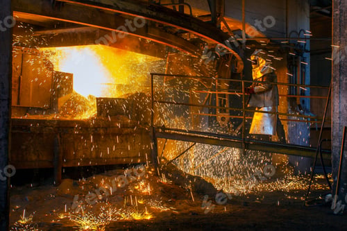 Preview: Work Process In Metallurgical At Manufacture Of Steel Plant