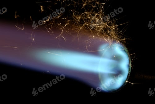 Preview: Close-Up Of Fire And Flames On A Black Background