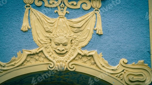 Preview: Mythical Creature Above A Doorway