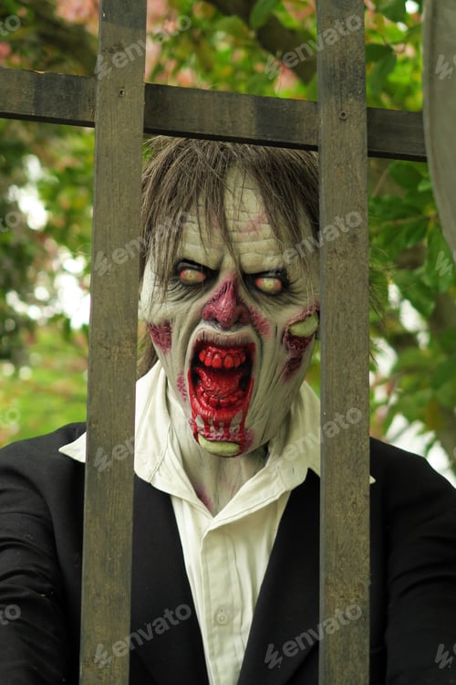 Preview: Halloween Mask Used For Decorations.