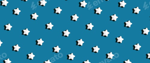 Preview: Star Shaped Small Sugar Candies - Flat Lay