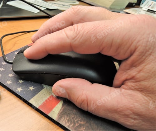 Preview: Hand Using A Computer Mouse