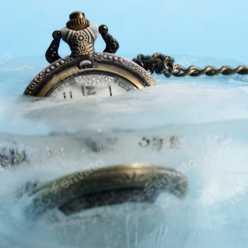 Preview: A Block Of Ice Has Trapped This Measurement Of Time In Its Cold Deep Freeze.