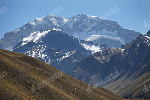Preview: Aconcagua, Cordilleras Of The Andes In Argentina, Highest Point Of The Americas