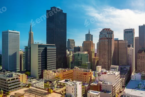 Preview: Downtown San Francisco Skyline Buildings And Skyscrapers