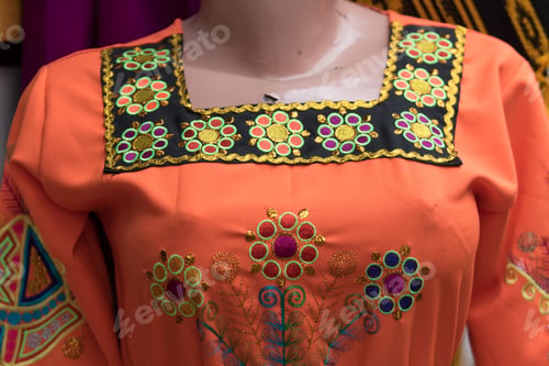 Preview: Traditional Woman'S Shirt In Otavalo Ecuador