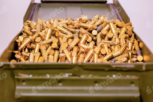 Preview: Green Ammo Box Full Of Bullets
