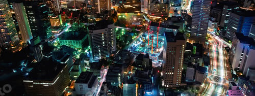 Preview: Aerial View Of The Tokyo Cityscape At Night