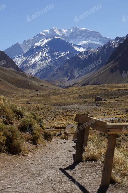 Preview: Aconcagua, Cordilleras Of The Andes In Argentina, Highest Point Of The Americas